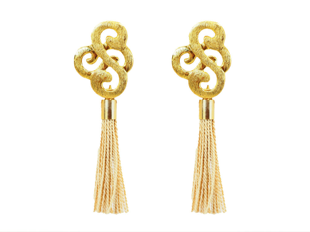 Pendientes buriti tribales
