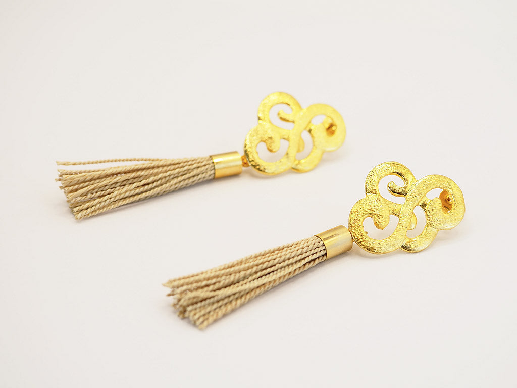 Pendientes buriti tribales