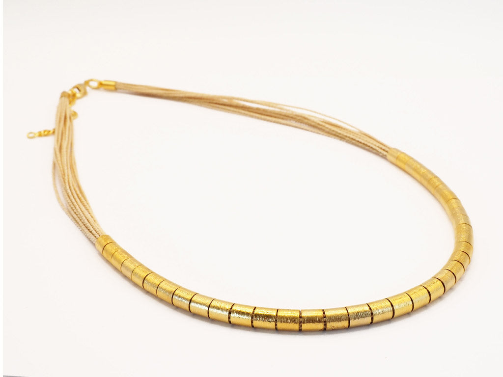Collar buriti canutillos