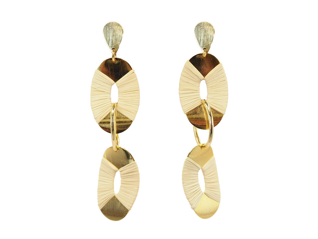 Pendientes buriti aros gemelos