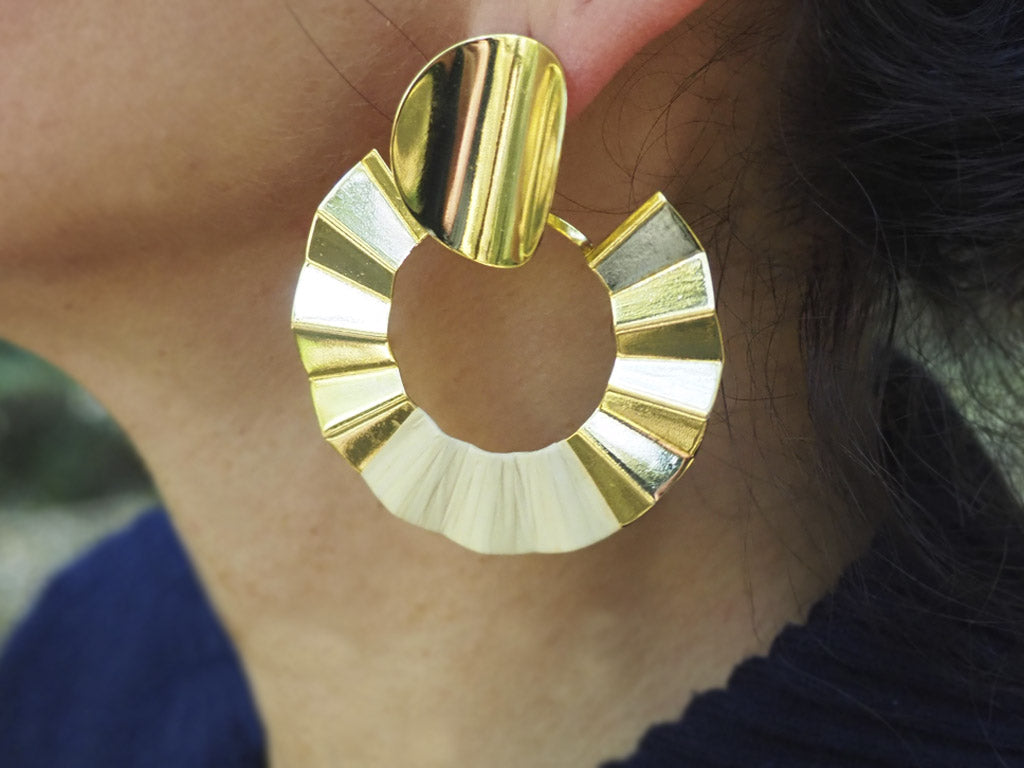 Pendientes MAXI media luna