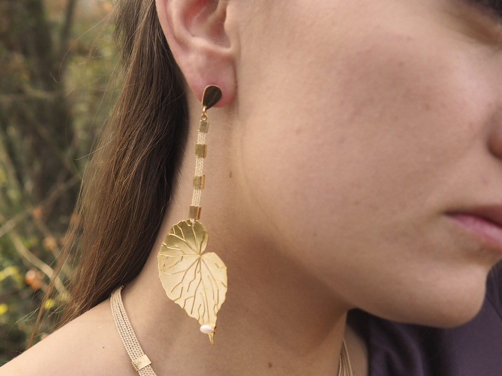 Pendientes Vitoria regia