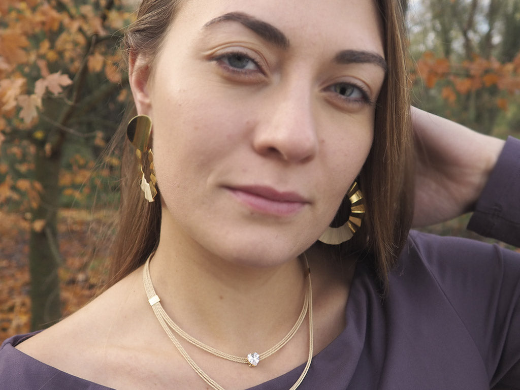 Pendientes MAXI media luna