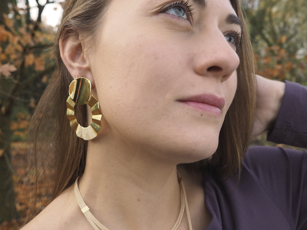 Pendientes MAXI media luna