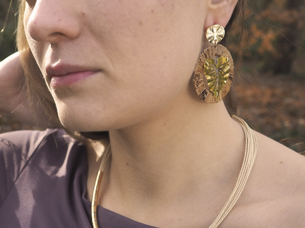 Pendientes Platanera tropical