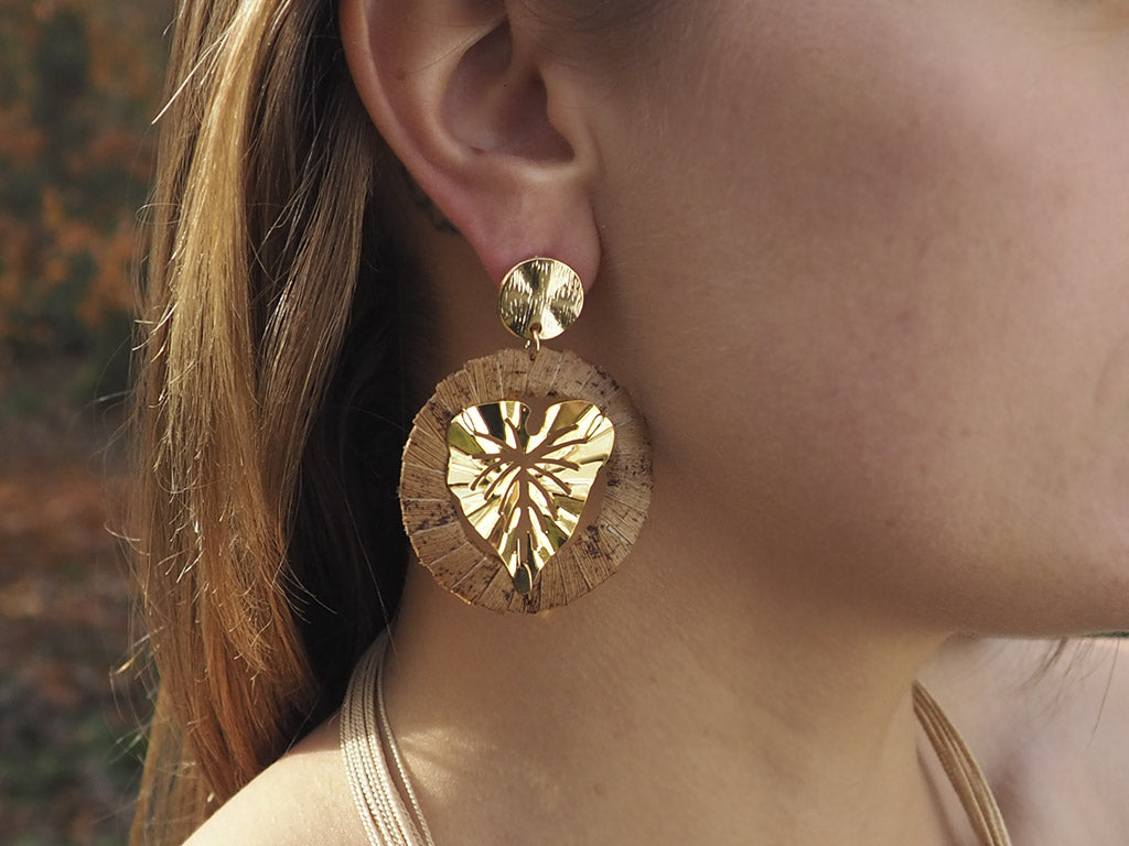 Pendientes Platanera tropical