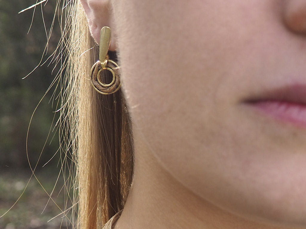 Pendientes gota platanera