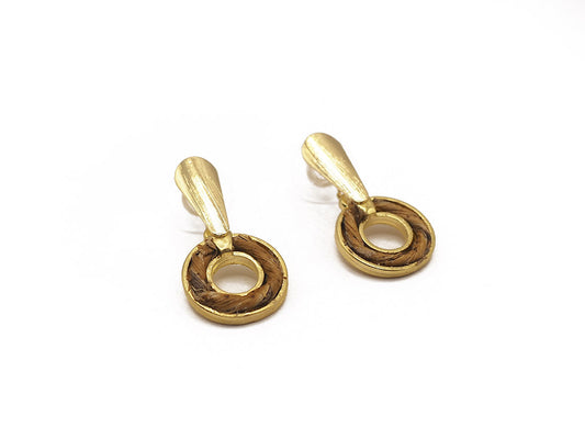 Pendientes gota platanera