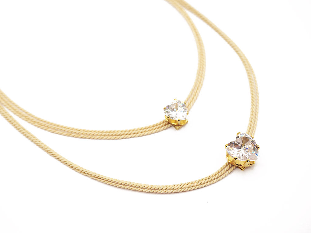 Collar buriti corazón