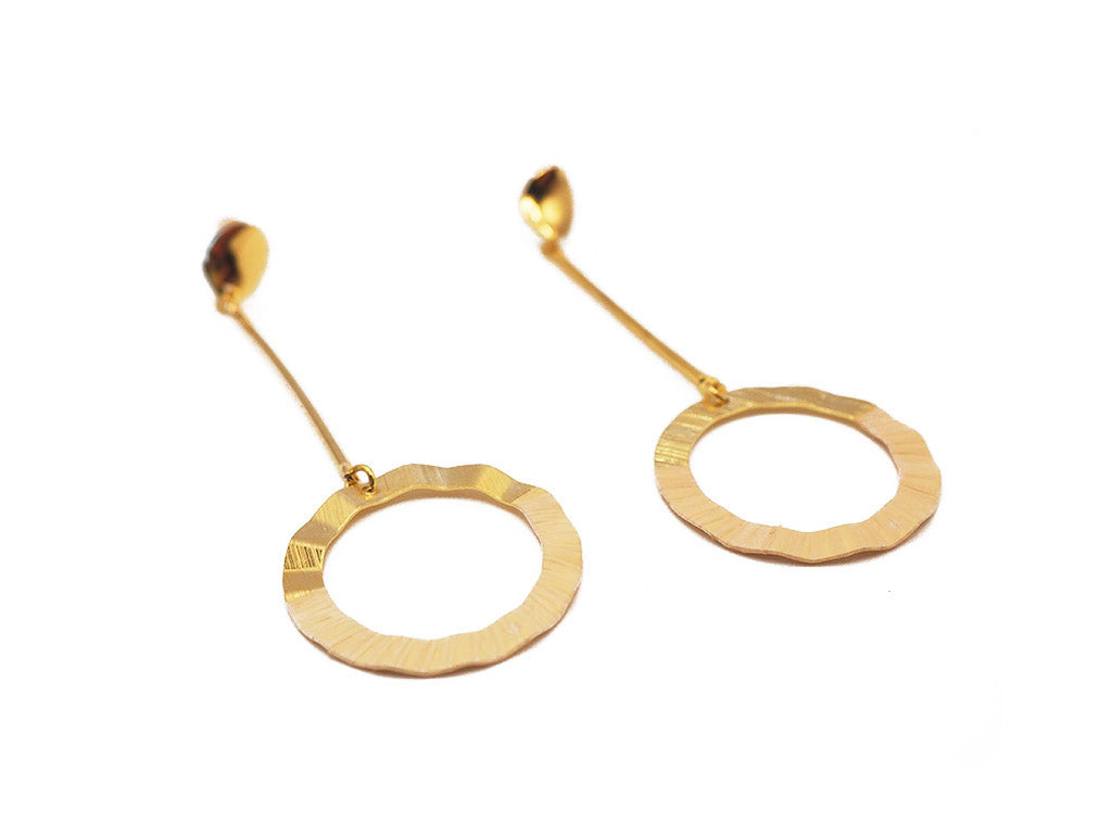 Pendientes buriti aro largo