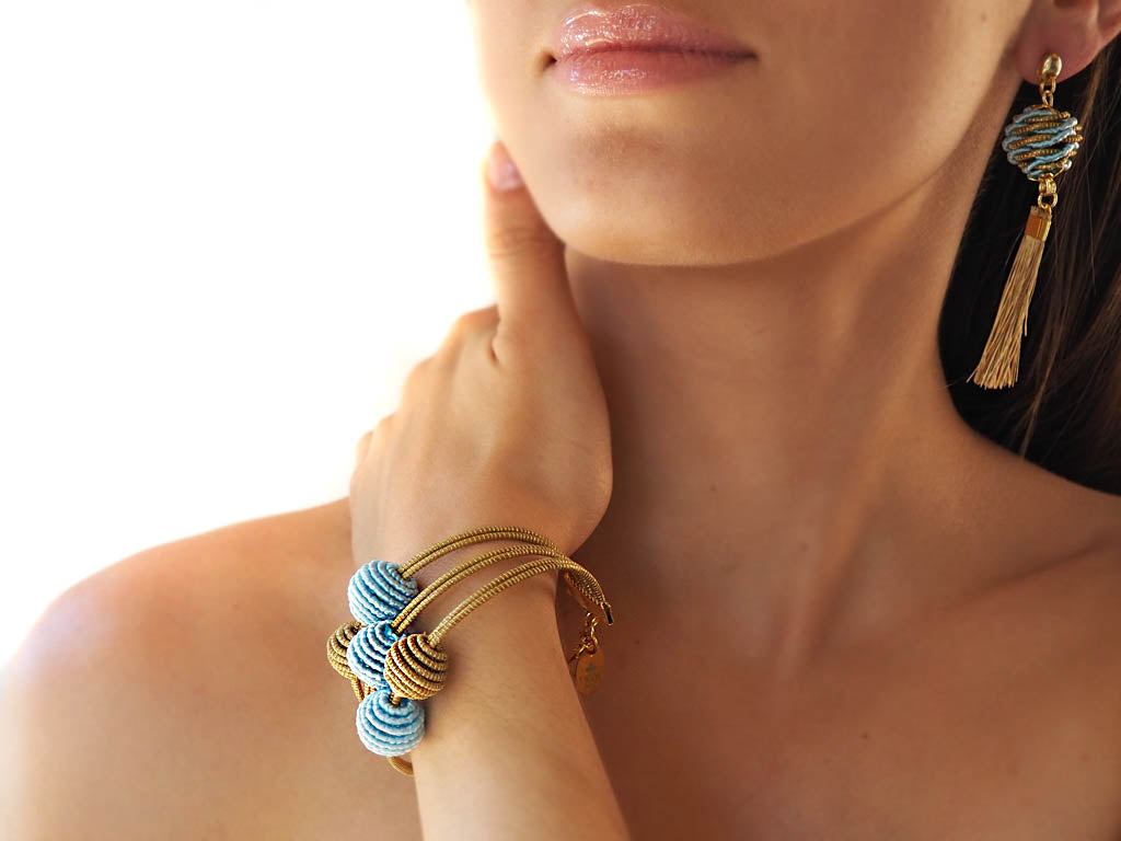 Mediterranean Charms Sky Blue Bracelet