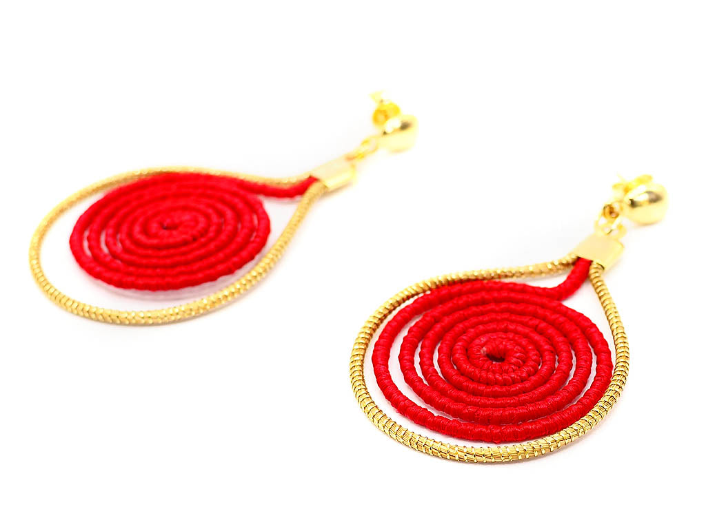 Mediterranean Red Earrings