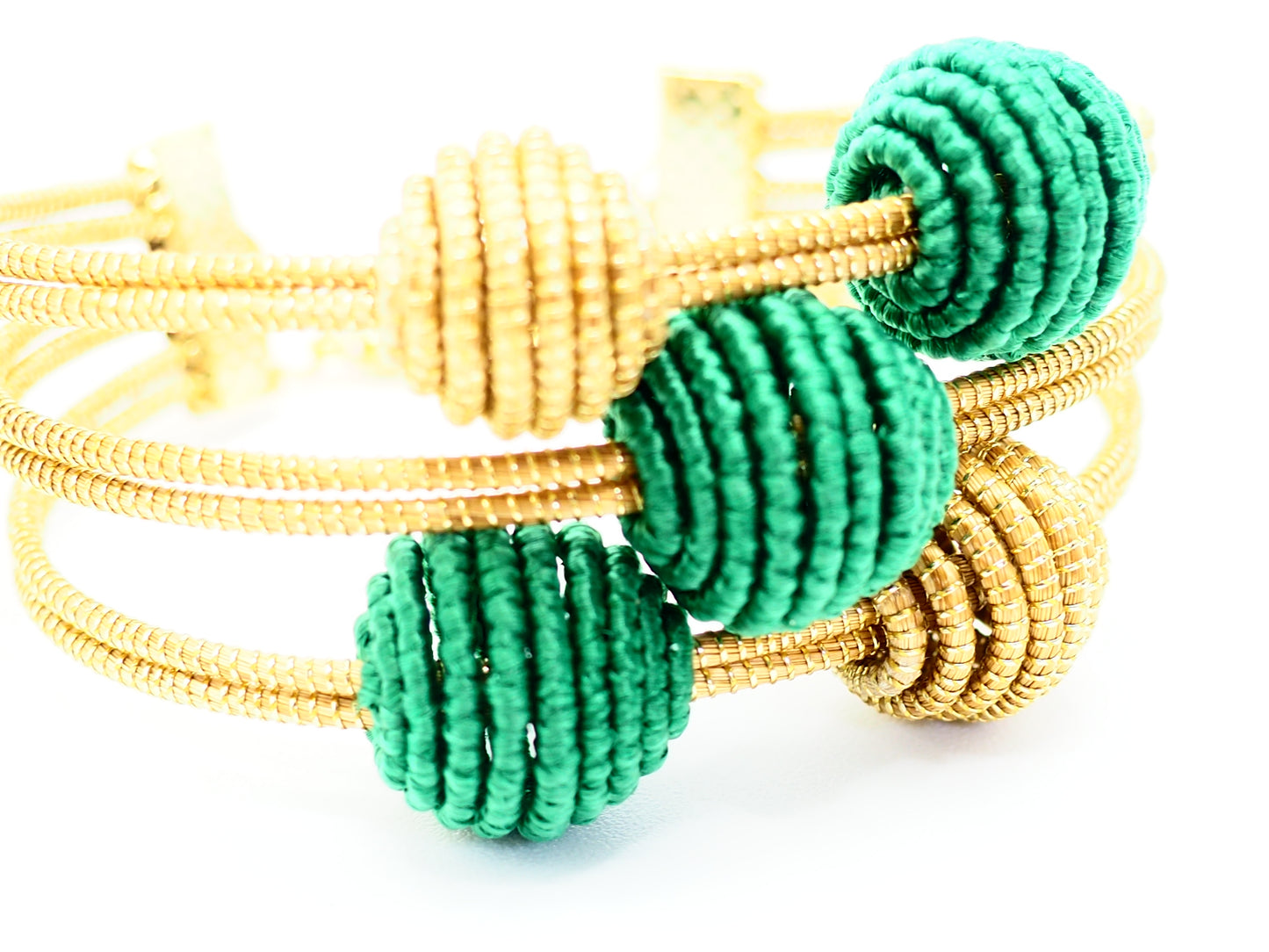 Mediterranean Charms Green Bracelet